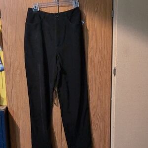 Talbots Women's Petite Elegant Black Dress Pants